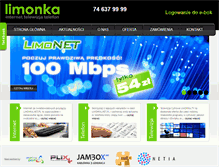 Tablet Screenshot of limonka.net.pl